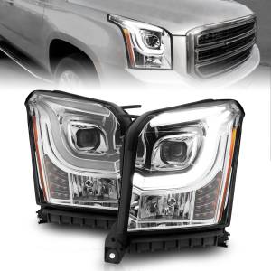 Anzo USA - 111536 | Anzo USA Projector Headlights w/ Light Bar Chrome (2015-2020 Yukon) - Image 7