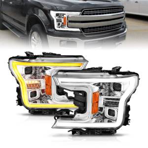 Anzo USA - 111571 | Anzo USA Full Led Projector Headlights w/ Light Bar Switchback Sequential Chrome Housing w/ Initiation Light (2018-2020 F150 Pickup) - Image 6