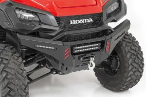 Rough Country - 92025 | Honda Front Bumper Panels w/ 6in LED Light Bars (16-21 Pioneer 1000 | Factory Bumper with Stinger) - Image 6