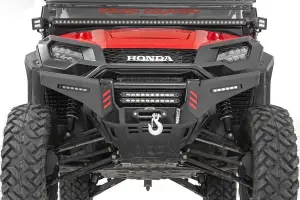 Rough Country - 92025 | Honda Front Bumper Panels w/ 6in LED Light Bars (16-21 Pioneer 1000 | Factory Bumper with Stinger) - Image 5