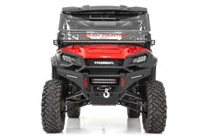 Rough Country - 92025 | Honda Front Bumper Panels w/ 6in LED Light Bars (16-21 Pioneer 1000 | Factory Bumper with Stinger) - Image 3