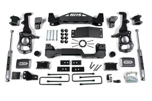 BDS1583H | BDS Suspension 4 Inch Lift Kit For Ford F-150 4WD | 2021-2024 | Rear 3 Inch Block Kit, Rear NX2 Nitro Series