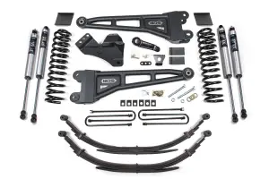 BDS1592FS | BDS Suspension 6 Inch Lift Kit With Radius Arm For Ford F-250/F-350 Super Duty 4WD | 2011-2016 | Diesel | Rear Lift Factory 2 Inch Rear Blocks, Fox 2.0 Performance Series Shocks