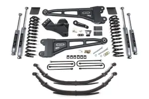 BDS1592H | BDS Suspension 6 Inch Lift Kit With Radius Arm For Ford F-250/F-350 Super Duty 4WD | 2011-2016 | Diesel | Rear Lift Factory 2 Inch Rear Blocks, NX2 Nitro Series Shocks