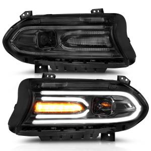 Anzo USA - 121559 | Anzo USA Projector Headlights Plank Style (2015-2022 Charger) - Image 2