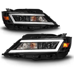 121574 | Anzo USA Square Projector LED Bar Headlights w/ Black Housing (2014-2020 Impala)