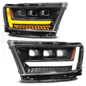 Anzo USA - 111621 | Anzo USA 7" Round Led Universal Headlight Black (pair) - Image 2