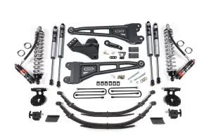 BDS1597FPE | BDS Suspension 4 Inch Lift Kit With Radius Arm & Fox 2.5 Performance Elite Coil-over Conversion For Ford F-250/F-350 Super Duty 4WD | 2011-2016 | Diesel | Rear Lift Leaf Springs