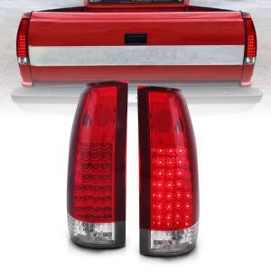 Anzo USA - 311004 | Anzo USA LED Taillights Red Clear G2 (1988-1998 C/K1500, 2500 | 1988-2000 C/K3500 | 1992-1999 Suburban, Tahoe, Yukon) - Image 6