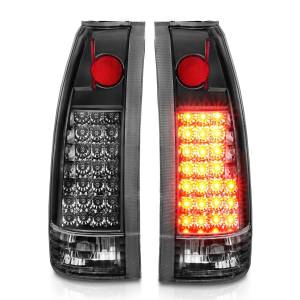 311006 | Anzo USA LED Taillights Black G2 (1988-1998 C/K1500, 2500 | 1988-2000 C/K3500 | 1992-1999 Suburban, Tahoe, Yukon)