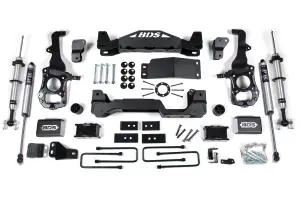 BDS1902FSR | BDS Suspension 4 Inch Lift Kit With Fox 2.0 Strut For Ford F-150 4WD | 2021-2024 | Rear 1 Inch Block Kit