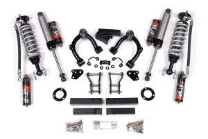 BDS1910PES | BDS Suspension 3.5 Inch Lift Kit With Fox 2.5 Coil-over For Ford Ranger 4WD | 2019-2023 | OE Knuckle Cast Steel | Rear Fox 2.5 Performance Elite Shocks