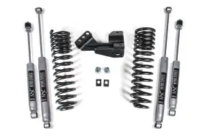 BDS1910H | BDS Suspension 1-2 Inch Leveling Kit With Performance Springs For Ford  F-250 / F-350 Super Duty 4WD | 2017-2019 1" Lift / 2020-2024 2" Lift | Diesel | NX2 Nitro Series Shocks