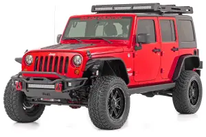 Rough Country - PSR610330 | Rough Country Retractable Power Running Boards With LED Lights For Jeep Wrangler JK Unlimited | 2007-2018 | 4 Door | Dual Electric Motor - Image 8