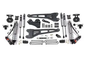 BDS1931FPE | BDS Suspension 4 Inch Lift Kit With Radius Arm & Fox 2.5 Performance Elite Coil-over Conversion For Ford F-250/F-350 Super Duty 4WD | 2005-2007 | Diesel | Rear Lift Block Kit Without Factory Overload