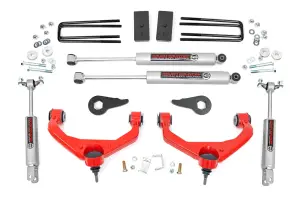Rough Country - 95920RED | Rough-Country 3.5 Inch Lift Kit | Chevrolet/GMC 2500HD/3500HD (11-19) - Image 1