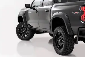 Rough Country - F-C12311 | Rough Country Pocket Fender Flares For Chevrolet Colorado | 2023-2024 | Flat Black - Image 2