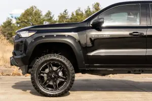 Rough Country - F-C12311 | Rough Country Pocket Fender Flares For Chevrolet Colorado | 2023-2024 | Flat Black - Image 6