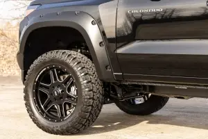 Rough Country - F-C12311 | Rough Country Pocket Fender Flares For Chevrolet Colorado | 2023-2024 | Flat Black - Image 9