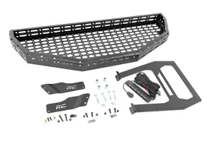 Rough Country - 93148 | Rough Country Front Cargo Rack With Black Series 6 Inch Slimline LED Light Bar For Polaris Ranger XP 1000 (2017) / Ranger XP 900 (2014-2019) - Image 2