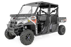 Rough Country - 93148 | Rough Country Front Cargo Rack With Black Series 6 Inch Slimline LED Light Bar For Polaris Ranger XP 1000 (2017) / Ranger XP 900 (2014-2019) - Image 3