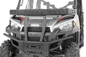 Rough Country - 93148 | Rough Country Front Cargo Rack With Black Series 6 Inch Slimline LED Light Bar For Polaris Ranger XP 1000 (2017) / Ranger XP 900 (2014-2019) - Image 8