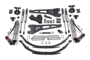 BDS1939FPE | BDS Suspension 4 Inch Lift Kit With Radius Arm & Fox 2.5 Performance Elite Coil-over Conversion For Ford F-250/F-350 Super Duty 4WD | 2008-2010 | Diesel | Rear Lift Leaf Springs