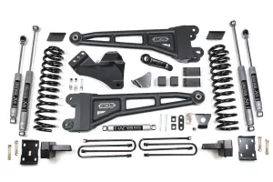 BDS1943H | BDS Suspension 6 Inch Lift Kit With Radius Arm For Ford F-250/F-350 Super Duty 4WD | 2005-2007 | Diesel | Rear Lift 4 Inch Block Kit Without Overload, NX2 Nitro Series Shocks