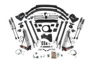 BDS1959FPE | BDS Suspension 9 Inch Lift Kit With 4 Link & Fox 2.5 Performance Elite Coil-over Conversion For Ford F-250/F-350 Super Duty 4WD | 2020-2022 | Diesel