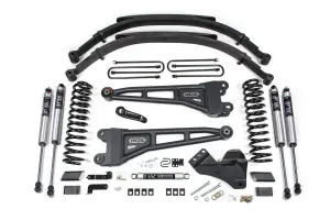 BDS2208FS | BDS Suspension 5 Inch Lift Kit With Radius Arm For Ford F-250 / F-350 Super Duty 4WD | 2023-2024 | Diesel | Rear Lift Leaf Springs, Fox 2.0 Performance Series Shocks