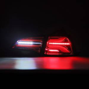 AlphaREX - 601020 | AlphaRex PRO-Series LED Tail Lights For Tesla Model 3 (2017-2023) / Model Y Without Stock Amber Turn Signal (2020-2024) | Red Smoke - Image 6