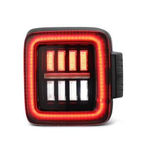 AlphaREX - 602020 | AlphaRex NOVA-Series Prismatic LED Tail Lights For Jeep Wrangler JL (2018-2024) | Black-Red - Image 7