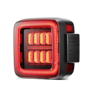 AlphaREX - 602020 | AlphaRex NOVA-Series Prismatic LED Tail Lights For Jeep Wrangler JL (2018-2024) | Black-Red - Image 8