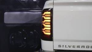 AlphaREX - 620030 | AlphaRex LUXX-Series LED Tail Lights For Chevrolet Silverado 1500 (2014-2018) / Silverado 2500 HD/3500 HD (2015-2019) / GMC Sierra 3500 HD Dually (2015-2019) | Black - Image 12