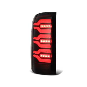 AlphaREX - 630040 | AlphaRex LUXX-Series LED Tail Lights GMC Sierra 1500 / 2500 HD / 3500 HD (2014-2018) | Black - Image 3