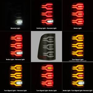 AlphaREX - 640040 | AlphaRex LUXX-Series LED Tail Lights For Ram 1500 (2019-2024) | Black - Image 6