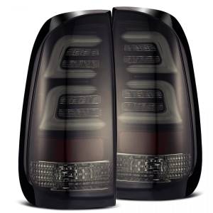 654010 | AlphaRex PRO-Series LED Tail Lights For Ford F-150 (1997-2003) / F-250 / F-350 Super Duty (1999-2016) | Jet Black