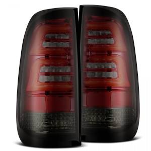 654020 | AlphaRex PRO-Series LED Tail Lights For Ford F-150 (1997-2003) / F-250 / F-350 Super Duty (1999-2016) | Red Smoke