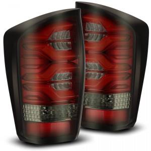 680020 | AlphaRex PRO-Series LED Tail Lights For Toyota Tacoma (2016-2023) | Red Smoke