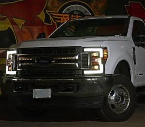 AlphaREX - 880107 | AlphaRex PRO-Series Halogen Projector Headlights For Ford F-250 / F-350 / F-450 / F-550 Super Duty (2017-2019) | Chrome - Image 8