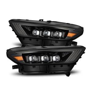 880114 | AlphaRex NOVA-Series LED Projector Headlights For Ford Mustang (2015-2017) / Mustang Shelby GT350/GT500 (2015-2017) | Alpha-Black