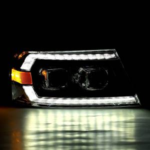 AlphaREX - 880134 | AlphaRex PRO-Series Halogen Projector Headlights For Ford F150 (2004-2008) / Lincoln Mark LT (2006-2008) | Black - Image 5