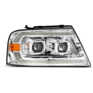 AlphaREX - 880135 | AlphaRex PRO-Series Halogen Projector Headlights For Ford F150 (2004-2008) / Lincoln Mark LT (2006-2008) | Chrome - Image 2