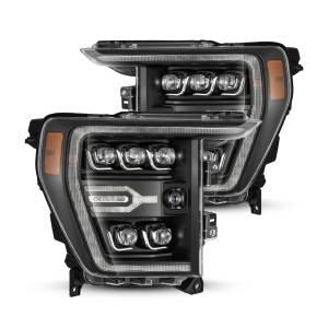 880137 | AlphaRex NOVA-Series LED Projector Headlights For Ford F150 (2021-2023) / Ford F150 Raptor (2021-2023) | Black