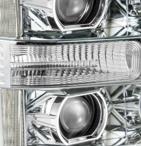 AlphaREX - 880141 | AlphaRex PRO-Series Halogen Projector Headlights For Ford F-250 / F-350 / F-450 / F-550 Super Duty (2011-2016) | Chrome - Image 6