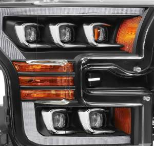 880152 | AlphaRex NOVA-Series LED Projector Headlights For Ford F-150 (2015-2017) / F-150 Raptor (2017-2020) | Black