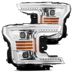 AlphaREX - 880175 | AlphaRex LUXX-Series LED Projector Headlights For Ford F-150 (2018-2020) | Chrome - Image 1