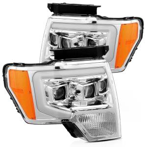 AlphaREX - 880178 | AlphaRex LUXX-Series LED Projector Headlights For Ford F-150 (2009-2014) | Chrome - Image 1