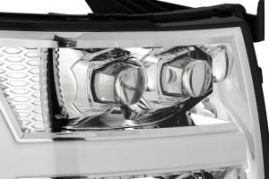 AlphaREX - 880207 | AlphaRex NOVA-Series LED Projector Headlights For Chevrolet Silverado 1500 / 2500 HD / 3500 HD (2007-2013) | Chrome - Image 4