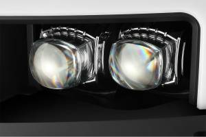 AlphaREX - 880227 | AlphaRex MK II NOVA-Series LED Projector Headlights For Chevrolet Silverado 2500 HD / 3500 HD (2015-2019) | Black - Image 6